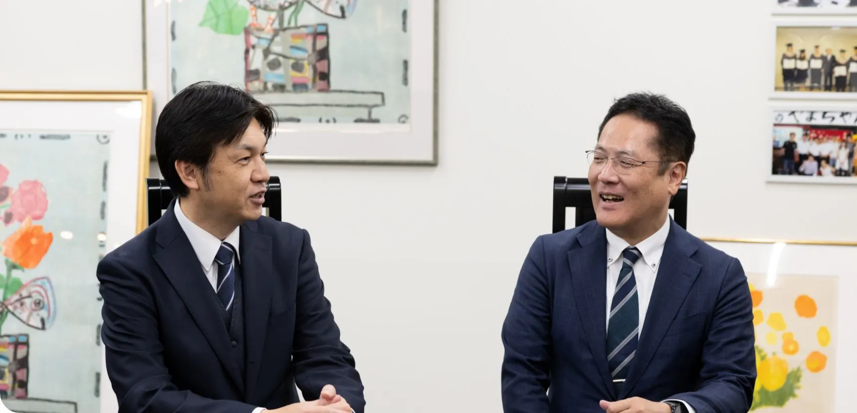 大山税理士法人の中村さんとメディカルパートナー三重の澤田さんの写真
