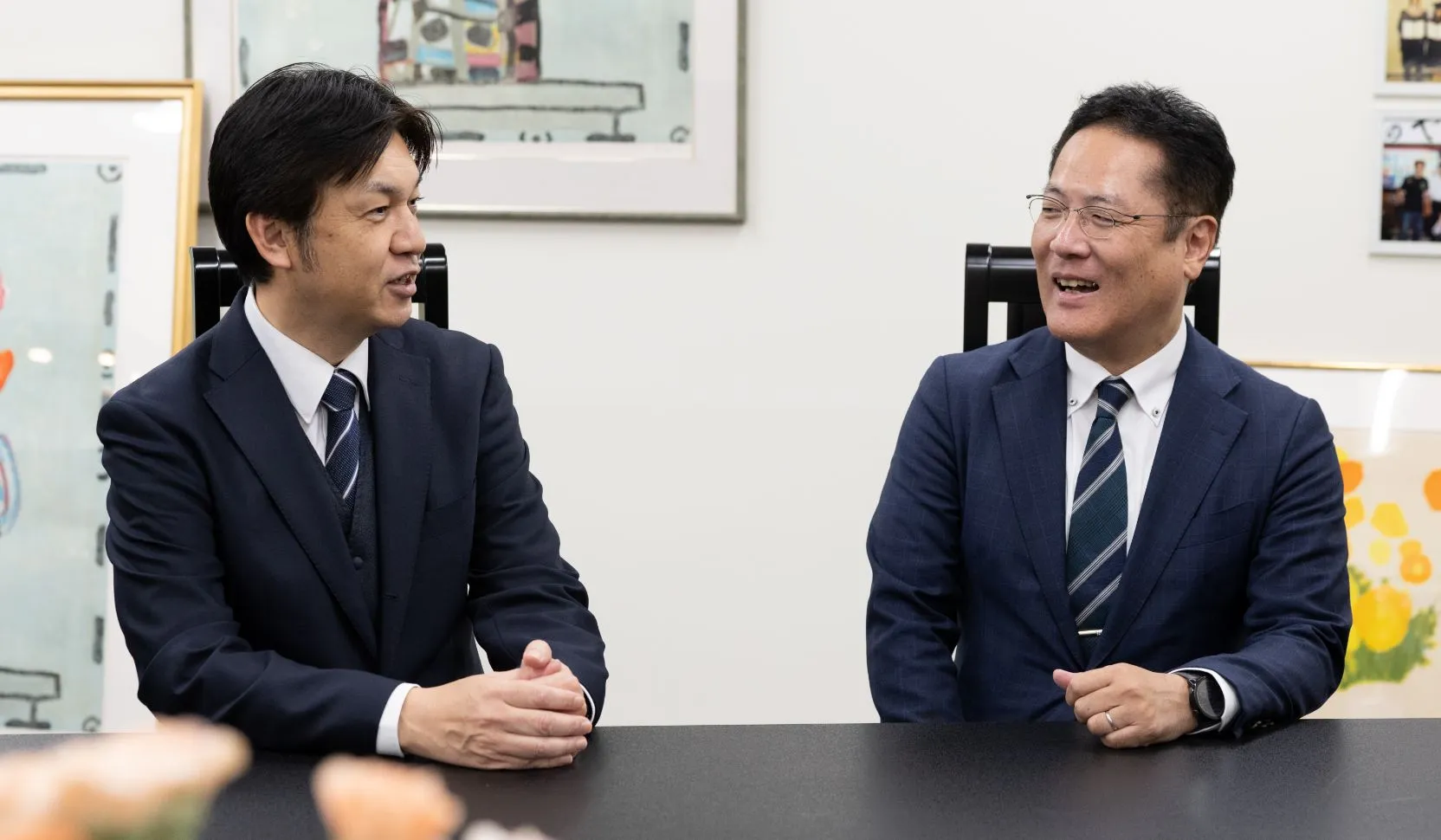 大山税理士法人の中村さんとメディカルパートナーの澤田さんの写真